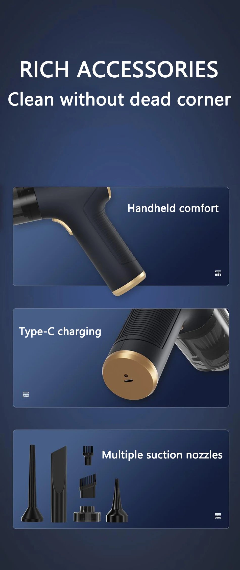 2023 Cyclone Filter Rechargeable Battery For Machine Accessories Handheld Powerful Wireless Car Vacuum Cleaner Mini Wash for Car 2023 Cyclone Filter Rechargeable Battery For Machine Accessories Handheld Powerful Wireless Car Vacuum Cleaner Mini Wash for Car