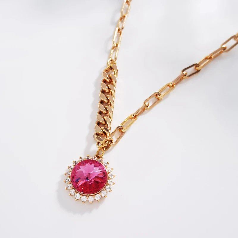 Austrian Crystal Necklace woman Jewelry