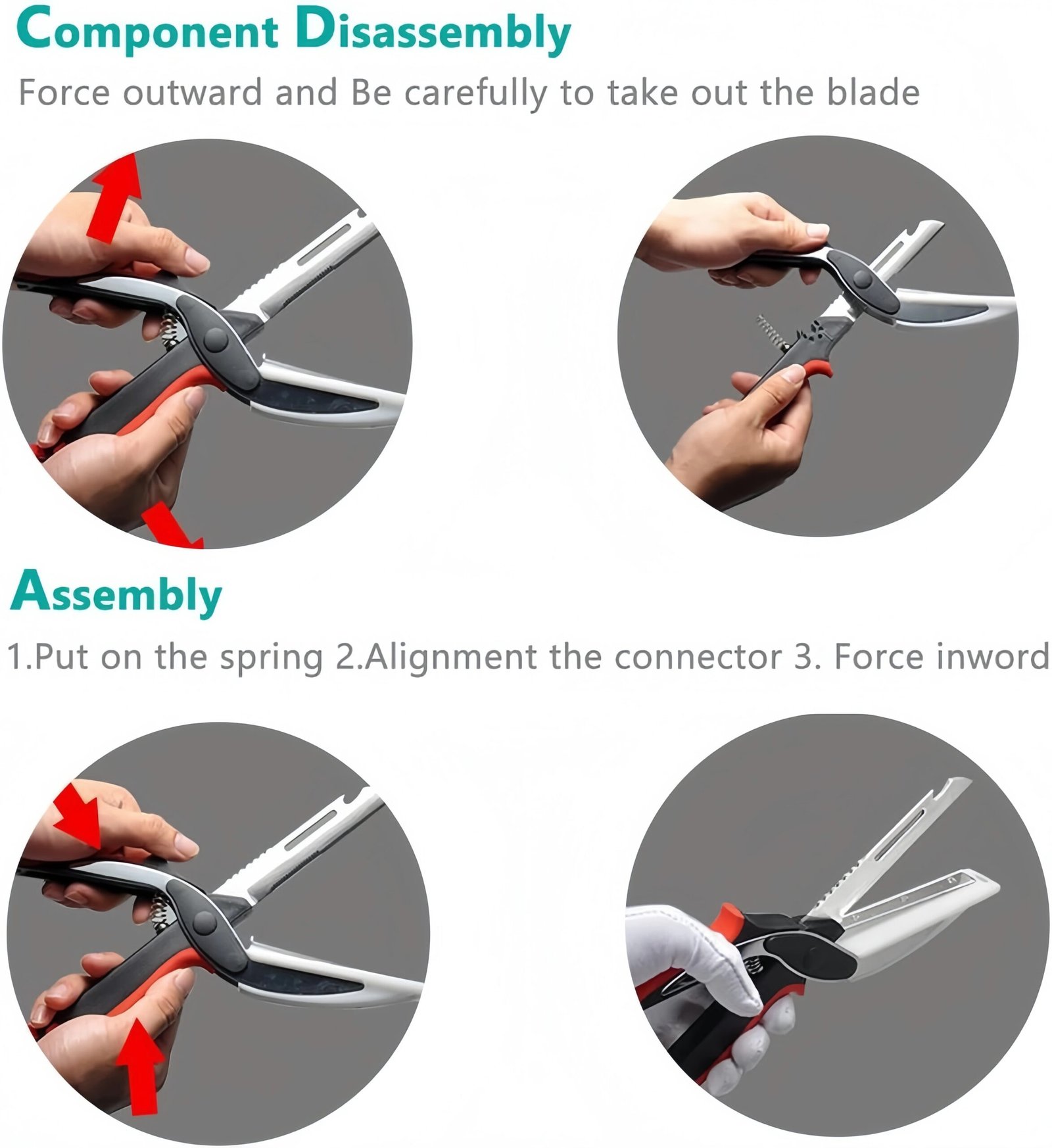 Cutting Board Scissors 6 in 1 Chicken Scissors Salad Chopper Multi-functional Scissors Vegetable Cutter Kitchen Scissors Cutting Board Scissors 6 in 1 Chicken Scissors Salad Chopper Multi-functional Scissors Vegetable Cutter Kitchen Scissors