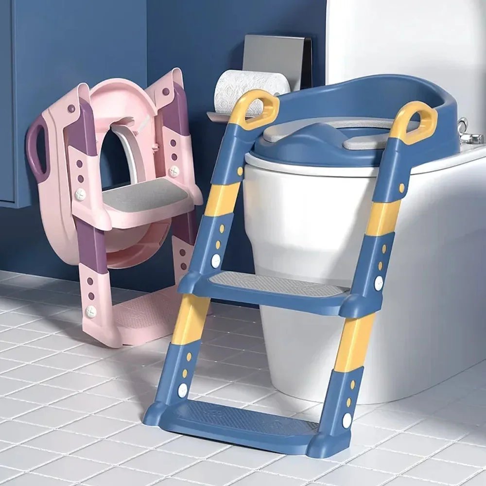 Adjustable Baby Toilet Ladder Seat