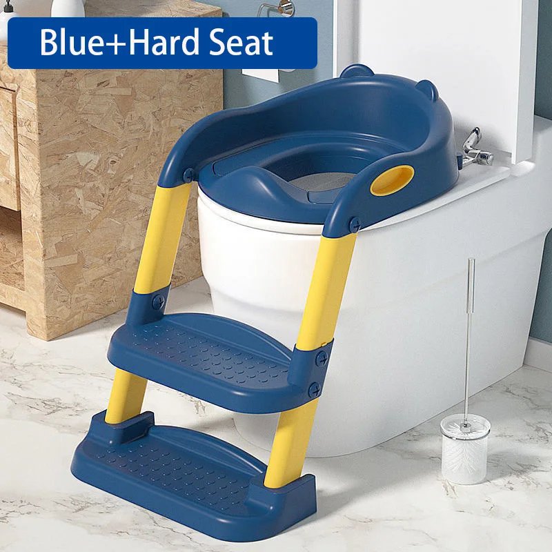 New Potty Training Seat With Step Stool Ladder Folding Toilet Seat Backrest Training Chair For Baby Kids Portable Children's Pot New Potty Training Seat With Step Stool Ladder Folding Toilet Seat Backrest Training Chair For Baby Kids Portable Children's Pot