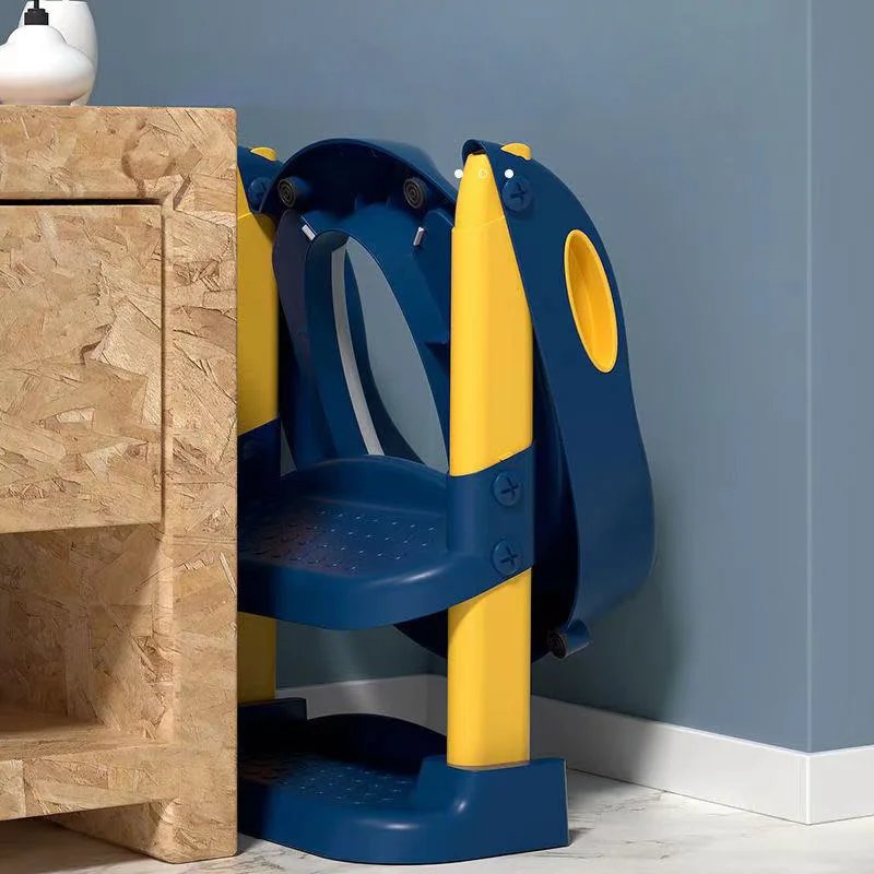 New Potty Training Seat With Step Stool Ladder Folding Toilet Seat Backrest Training Chair For Baby Kids Portable Children's Pot New Potty Training Seat With Step Stool Ladder Folding Toilet Seat Backrest Training Chair For Baby Kids Portable Children's Pot