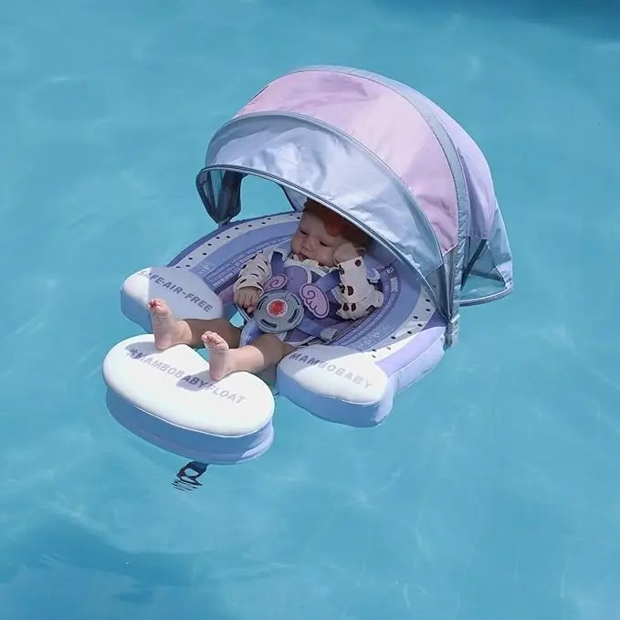 Mambobaby Baby Float Chest Swimming Ring Kids Waist Swim Floats Toddler Non-inflatable Buoy Swim Trainer Pool Accessories Toys