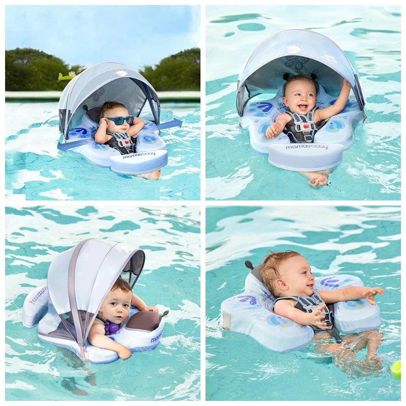 Mambobaby Baby Float Chest Swimming Ring Kids Waist Swim Floats Toddler Non-inflatable Buoy Swim Trainer Pool Accessories Toys