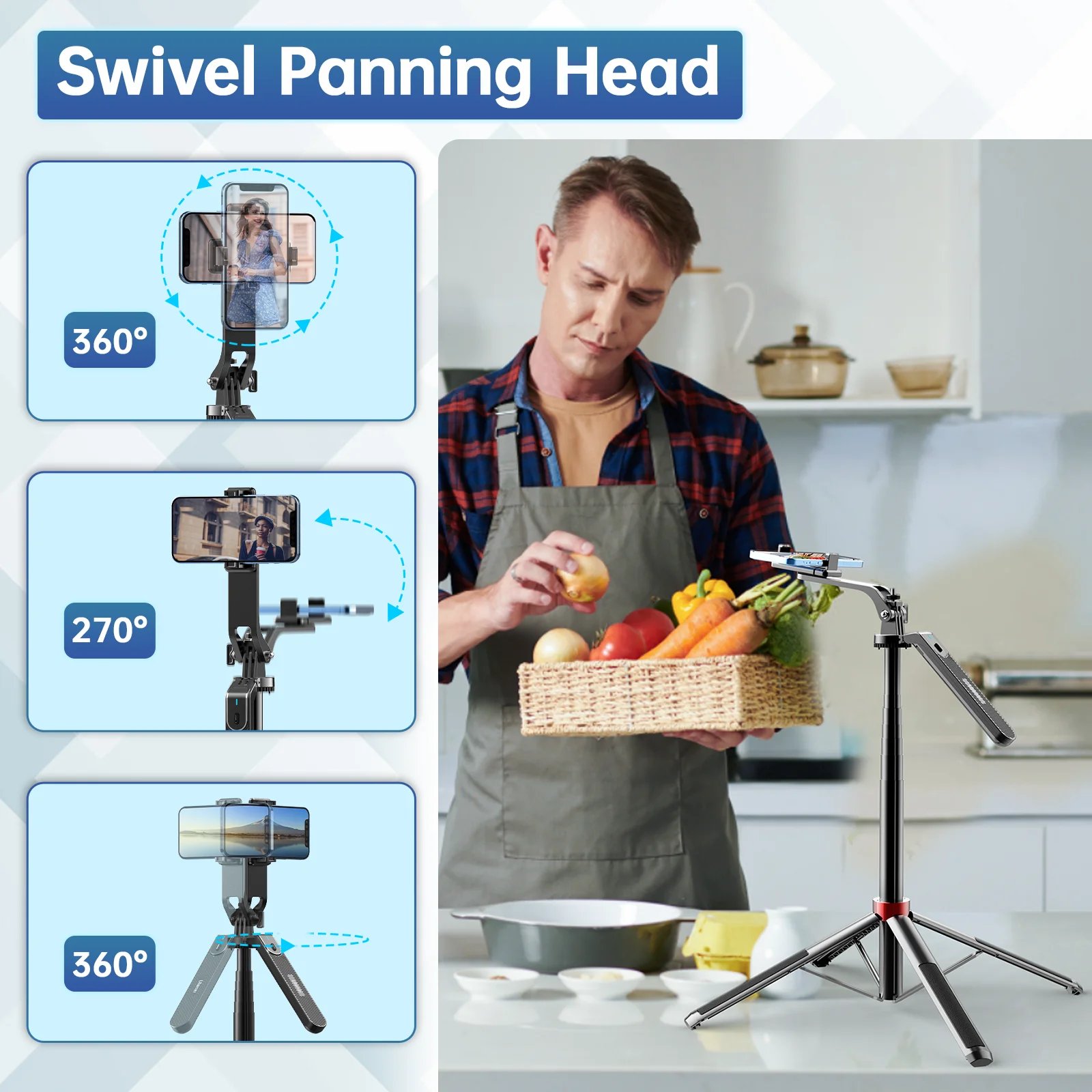 Ulanzi MA09 1.8m Selfie Stick Tripod for iPhone 11 12 13 14 15 Pro Max Phone with Remote Control with Panoramic Ball head Holder Ulanzi MA09 1.8m Selfie Stick Tripod for iPhone 11 12 13 14 15 Pro Max Phone with Remote Control with Panoramic Ball head Holder