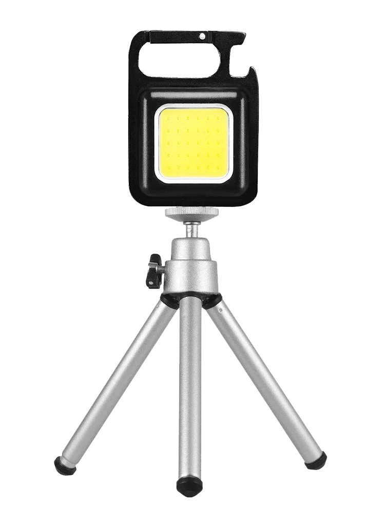 COB Lantern Mutifuction Portable Flashlight Pocket Work Light Outdorr Camping Fishing Climbing LED Light Bottle Opener, Hook