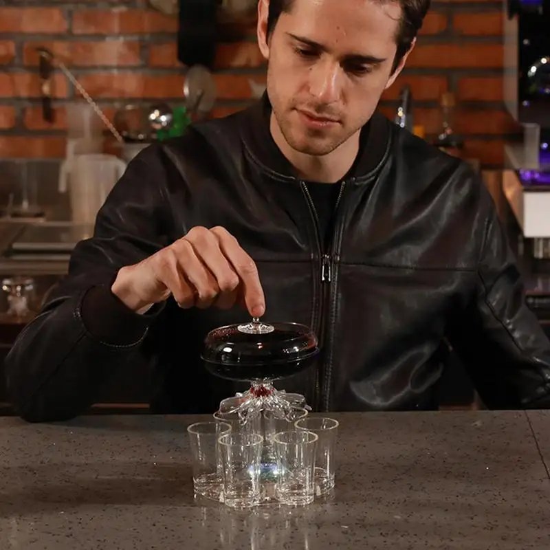 6 Shot Glass Dispenser And Holder Dispenser For Filling Liquids Shots Dispense Festival Party Accessories Games Drinking Tools 6 Shot Glass Dispenser And Holder Dispenser For Filling Liquids Shots Dispense Festival Party Accessories Games Drinking Tools