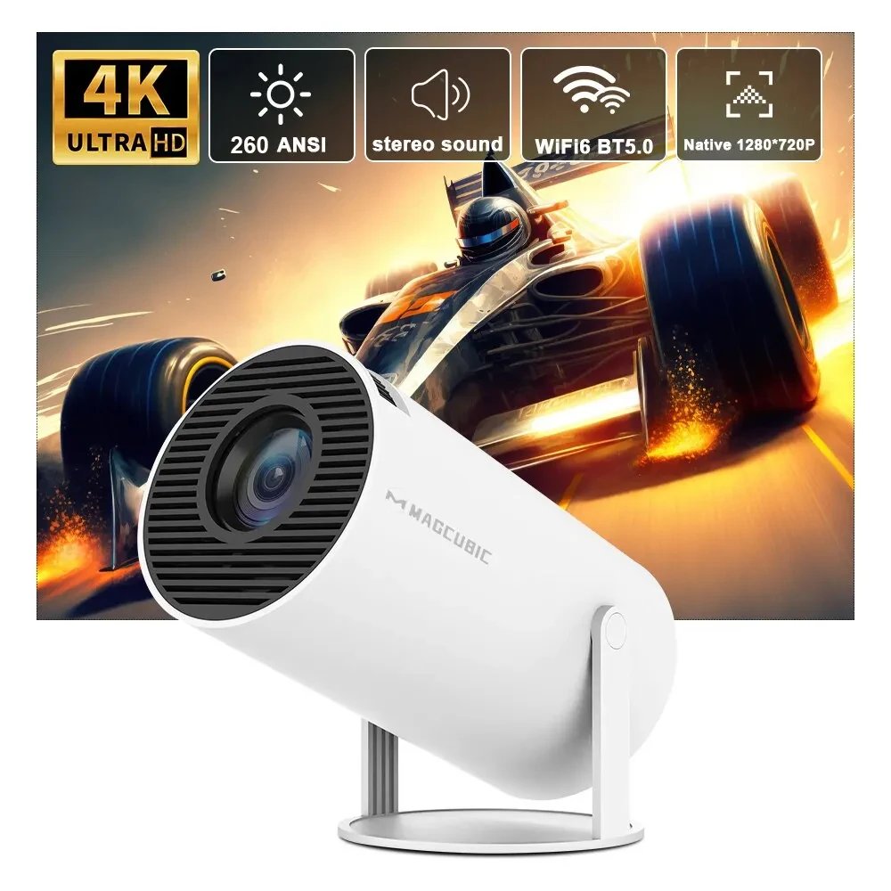 Home Cinema Outdoor Projector 4K Android Dual Wifi