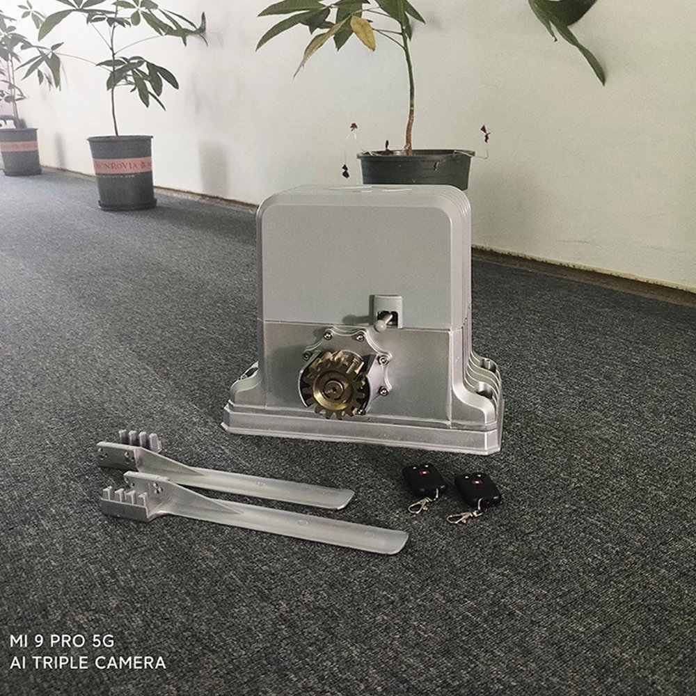 220V Automatic Electric Slide Gate Opener Operator Motor Sliding Door Gate Close 1800kg with 4m 5m 6m Gear Rack Rails KITS 220V Automatic Electric Slide Gate Opener Operator Motor Sliding Door Gate Close 1800kg with 4m 5m 6m Gear Rack Rails KITS
