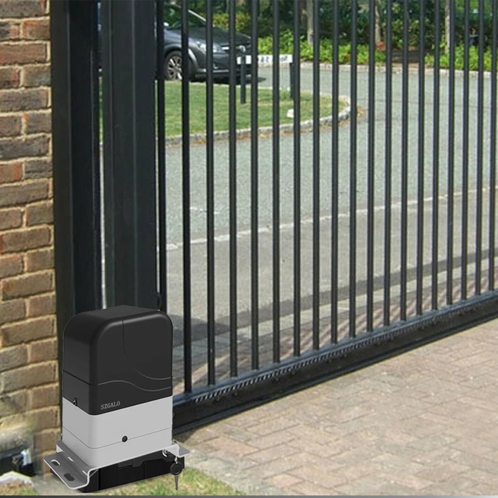 Electric Sliding Gate Opener Kit AC Motor Automatic Gate Door Operators Kit with 4m Steel Rack Infrared Sensor KITS Optional Electric Sliding Gate Opener Kit AC Motor Automatic Gate Door Operators Kit with 4m Steel Rack Infrared Sensor KITS Optional