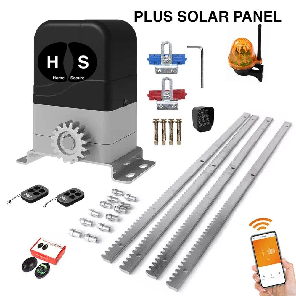 Home-Secure Sliding Sensor Gate Kits- Solar Power Home-Secure Sliding Sensor Gate Kits- Solar Power