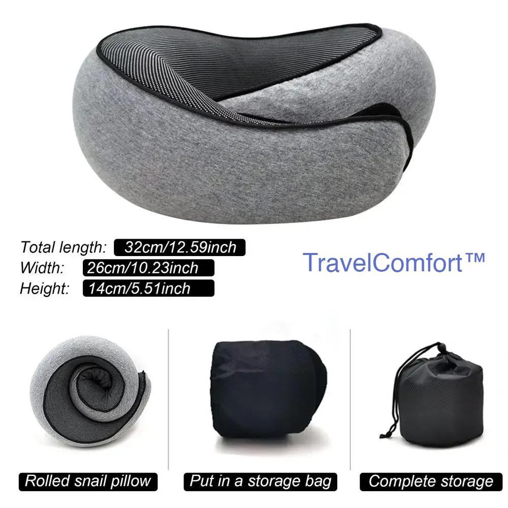 TravelComfort™ Neck Travel Pillow Round-Shape