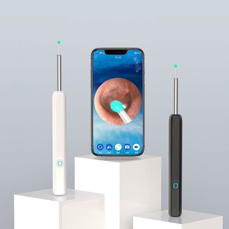 Wi -Fi visible wax elimination spoon USB 1080P HD load otoscope Ear Cleaner Ear wax removal tool Suitable for Android iOS phones