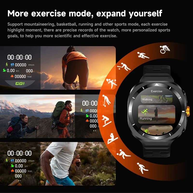For Samsung Galaxy Watch 7 Ultra Men’s Smart Watch AMOLED NFC Bluetooth Call GPS Positioning Compass SmartWatch 2024 Android IOS For Samsung Galaxy Watch 7 Ultra Men's Smart Watch AMOLED NFC Bluetooth Call GPS Positioning Compass SmartWatch 2024 Android IOS