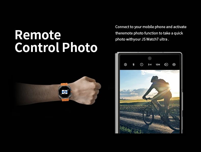 New 2024 Watch 7 Ultra 1:1 47mm Smartwatch AMOLED Screen Bluetooth Call IP68 Waterproof Mens Smart Watch for Android IOS