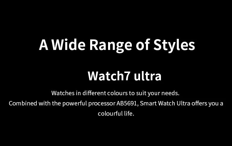 New 2024 Watch 7 Ultra 1:1 47mm Smartwatch AMOLED Screen Bluetooth Call IP68 Waterproof Mens Smart Watch for Android IOS