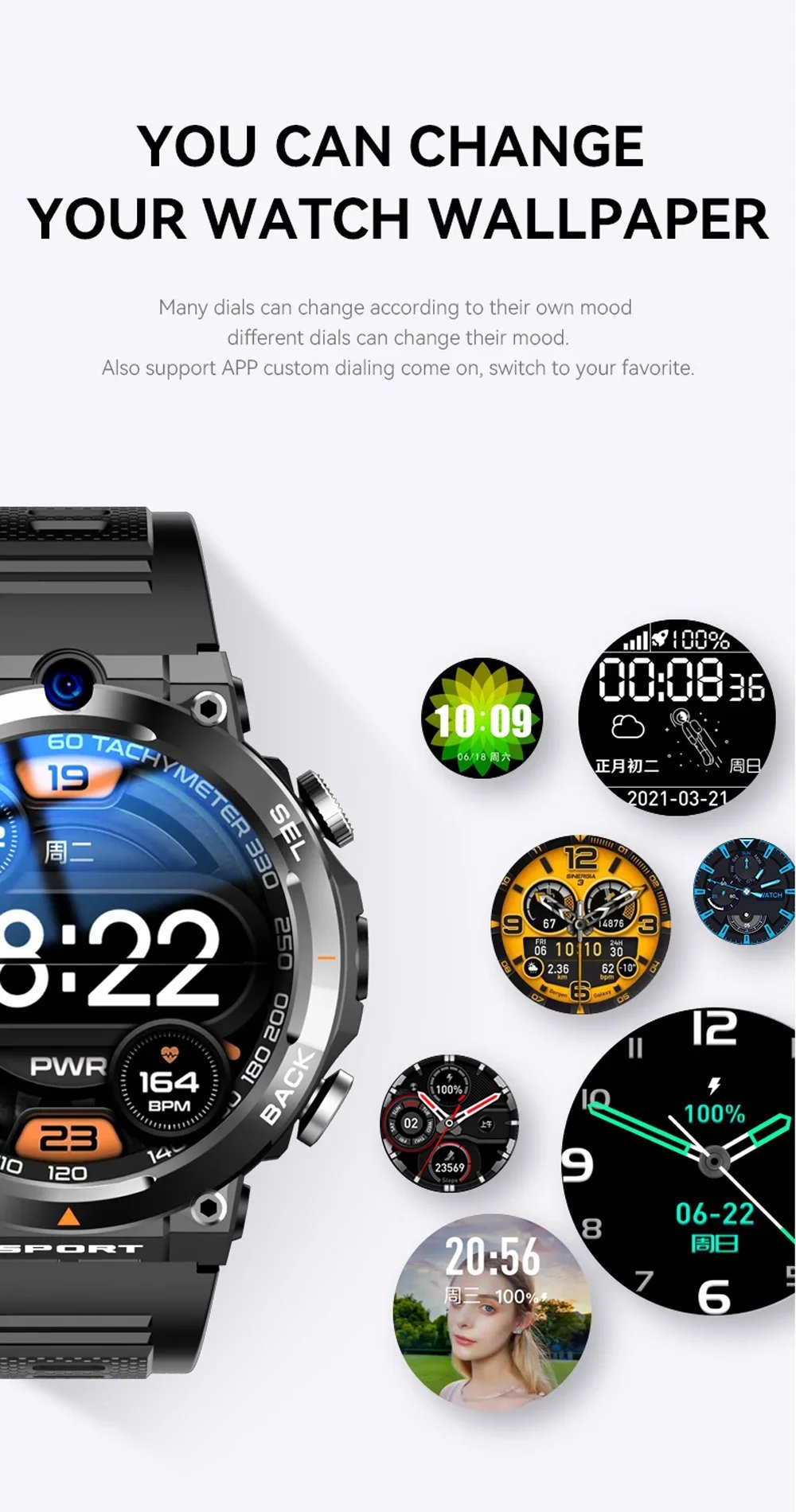 1.39-inch 4G Network SIM Card Smart Watch Dual Camera GPS Wifi NFC Rugged 64G-ROM Google Play IP67 Android Men Women Smartwatch 1.39-inch 4G Network SIM Card Smart Watch Dual Camera GPS Wifi NFC Rugged 64G-ROM Google Play IP67 Android Men Women Smartwatch