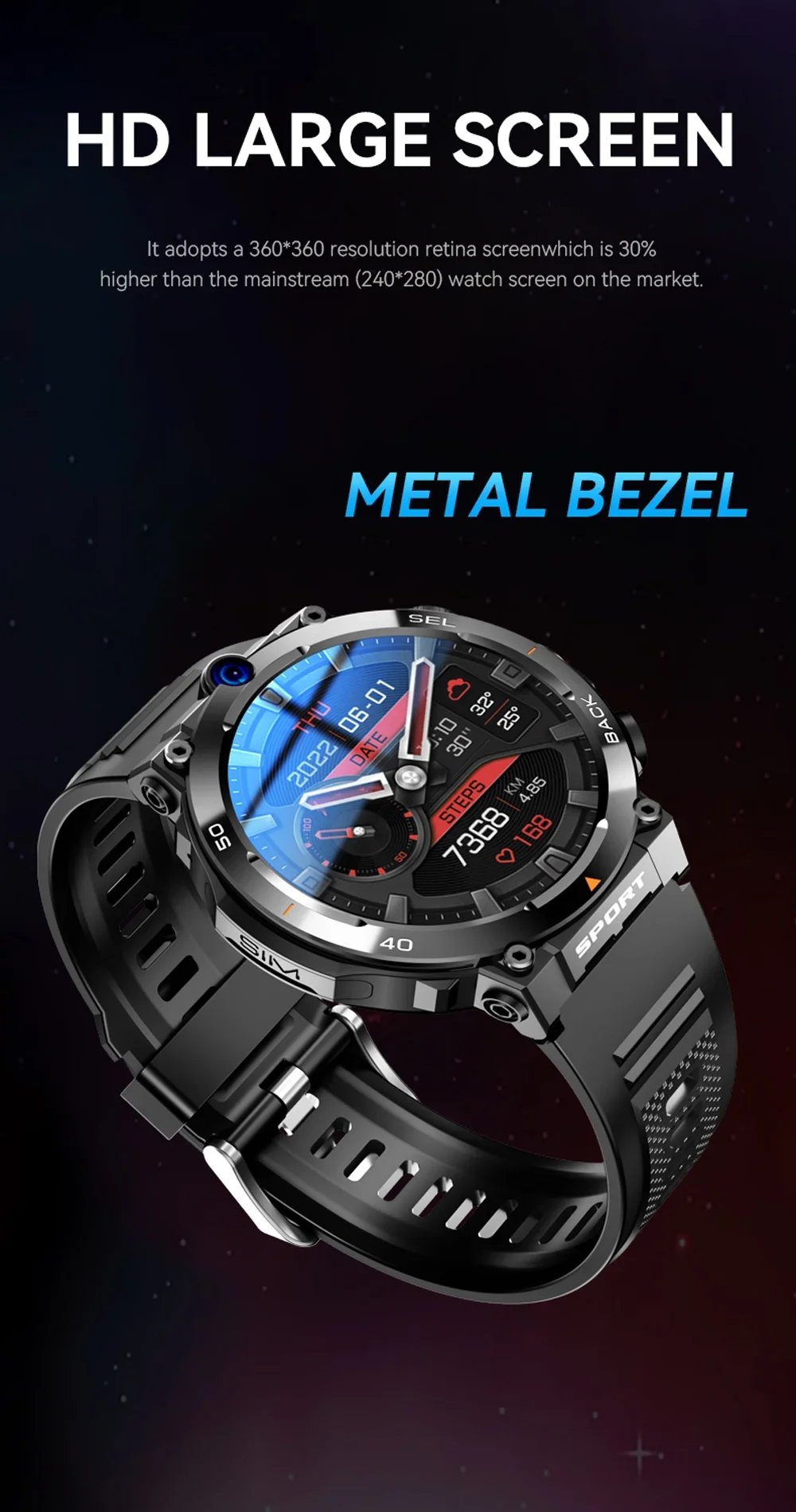 1.39-inch 4G Network SIM Card Smart Watch Dual Camera GPS Wifi NFC Rugged 64G-ROM Google Play IP67 Android Men Women Smartwatch 1.39-inch 4G Network SIM Card Smart Watch Dual Camera GPS Wifi NFC Rugged 64G-ROM Google Play IP67 Android Men Women Smartwatch