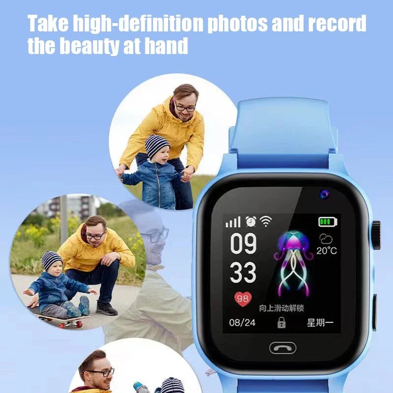 Xiaomi Kids 4G Smart Watch SOS GPS Location Video Call Sim Card Child SmartWatch Camera Waterproof Watch For Boys Girls Present