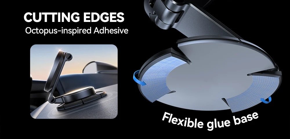 Joyroom Magnetic Car Phone Holder 15W Wireless Charging Phone Mount N55 Strong Magnet 360°Rotation Foldable Phone Holder 4.7-7‘‘