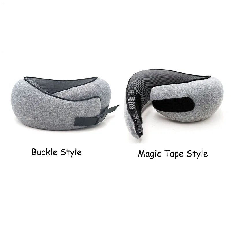 Memory Foam Neck Pillow Cervical Vertebra Travel Portable Noon Break Aircraft U Type Of Pillow Sleep Camping Pillow Carry Bag
