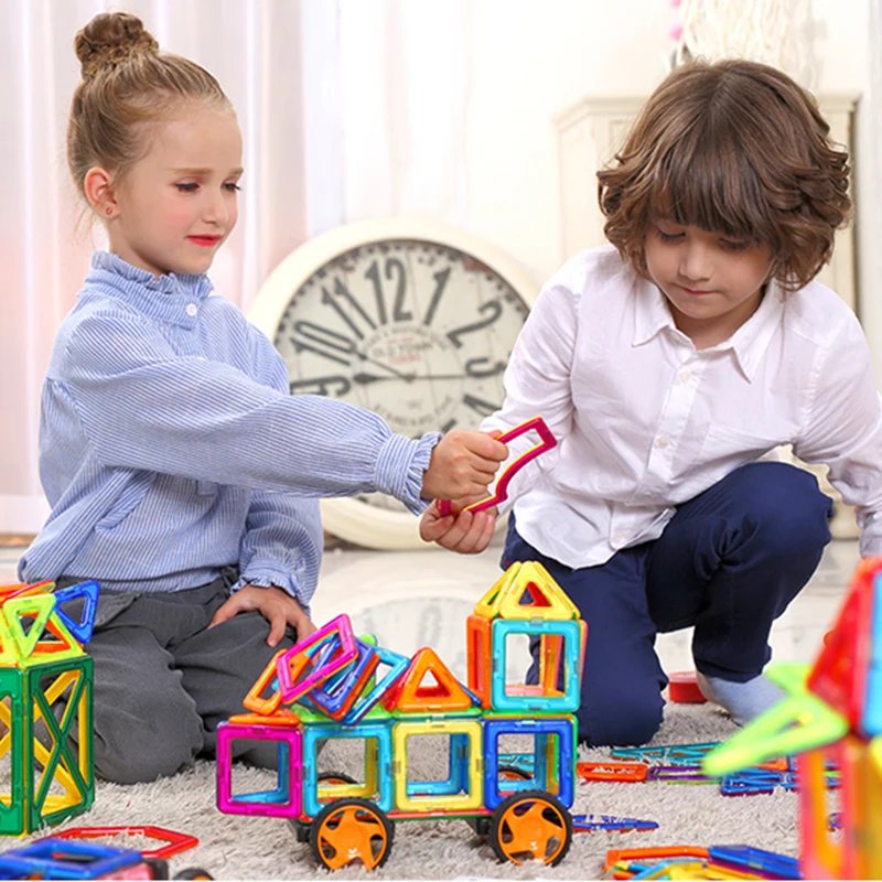 Magnetic Building Blocks Kids Toy - Big Size Plus Magnetic Building Blocks Kids Toy - Big Size Plus