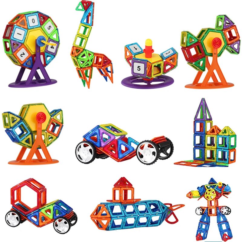 Magnetic Building Blocks Kids Toy - Big Size Plus Magnetic Building Blocks Kids Toy - Big Size Plus