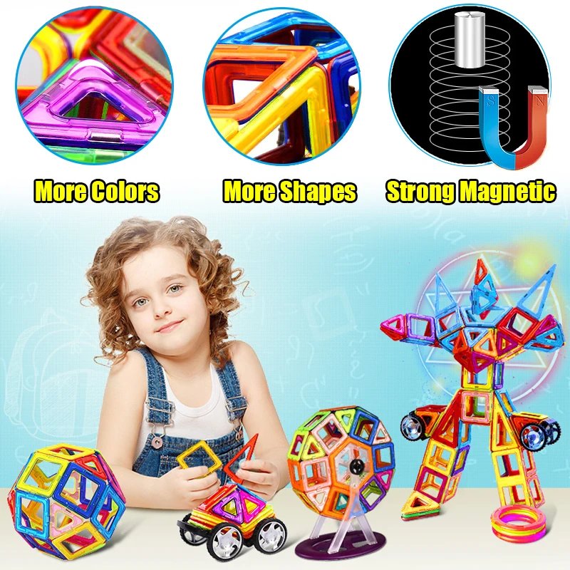 Magnets Toys for Kids Big Size Plus Magnetic Blocks for Children Designer Constructor Set Toys for Boys Building Blocks Magnets Toys for Kids Big Size Plus Magnetic Blocks for Children Designer Constructor Set Toys for Boys Building Blocks