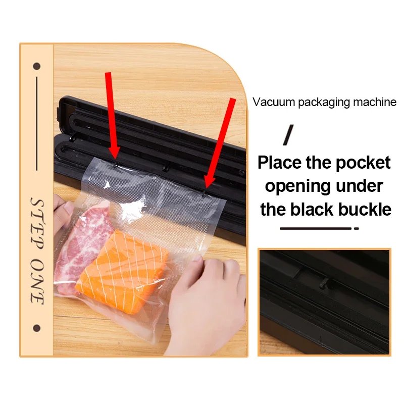 Electric Vacuum Sealers Food Sealer Machine Foods Fresh Storage Vacuum Sealer Machine Plastic Bags Sealer For Storage Food