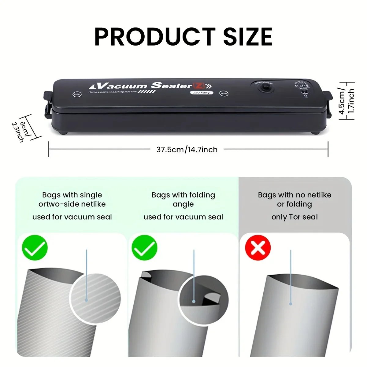 Electric Vacuum Sealers Food Sealer Machine Foods Fresh Storage Vacuum Sealer Machine Plastic Bags Sealer For Storage Food Electric Vacuum Sealers Food Sealer Machine Foods Fresh Storage Vacuum Sealer Machine Plastic Bags Sealer For Storage Food