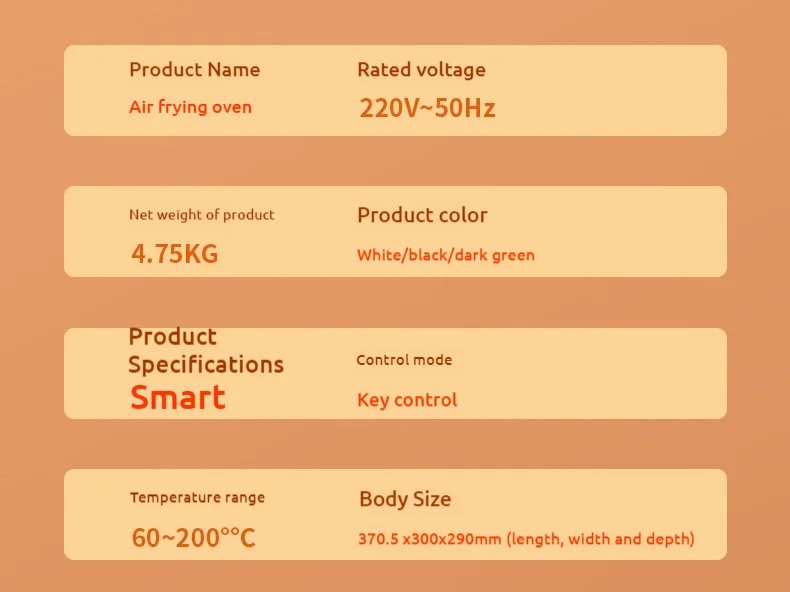 Family-Size 15L Air Fryer: Versatile, Smoke-Free Cooking with Intelligent Controls & Easy Clean-Up