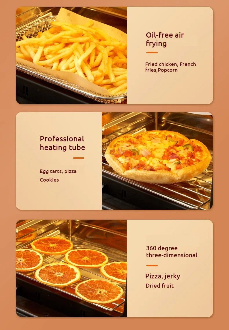 Family-Size 15L Air Fryer: Versatile, Smoke-Free Cooking with Intelligent Controls & Easy Clean-Up