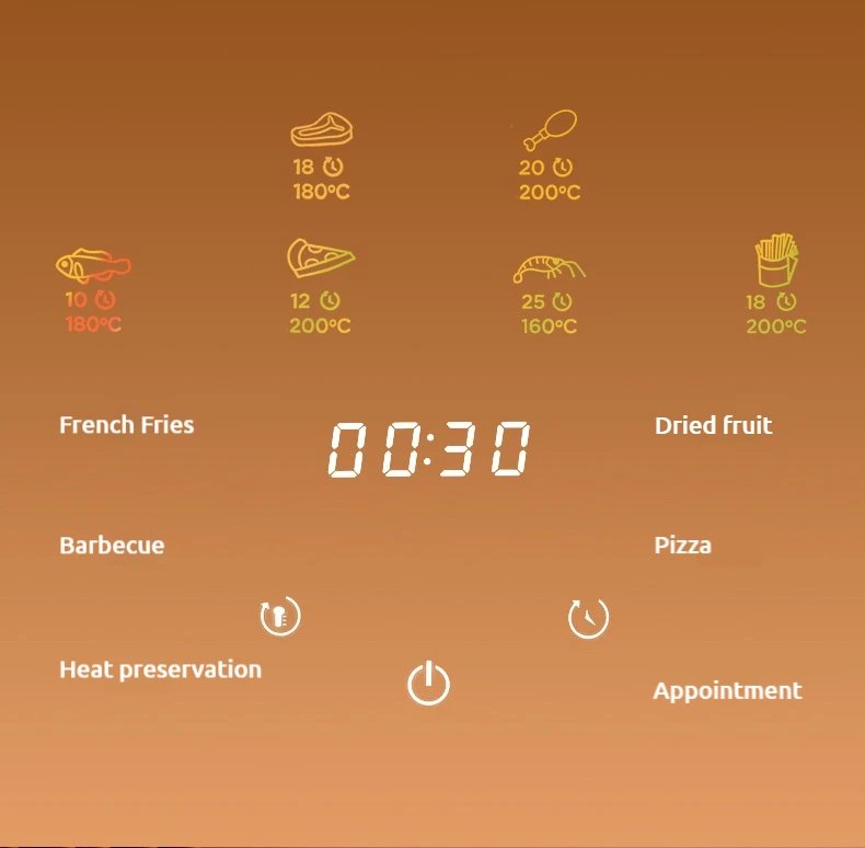 Family-Size 15L Air Fryer: Versatile, Smoke-Free Cooking with Intelligent Controls & Easy Clean-Up