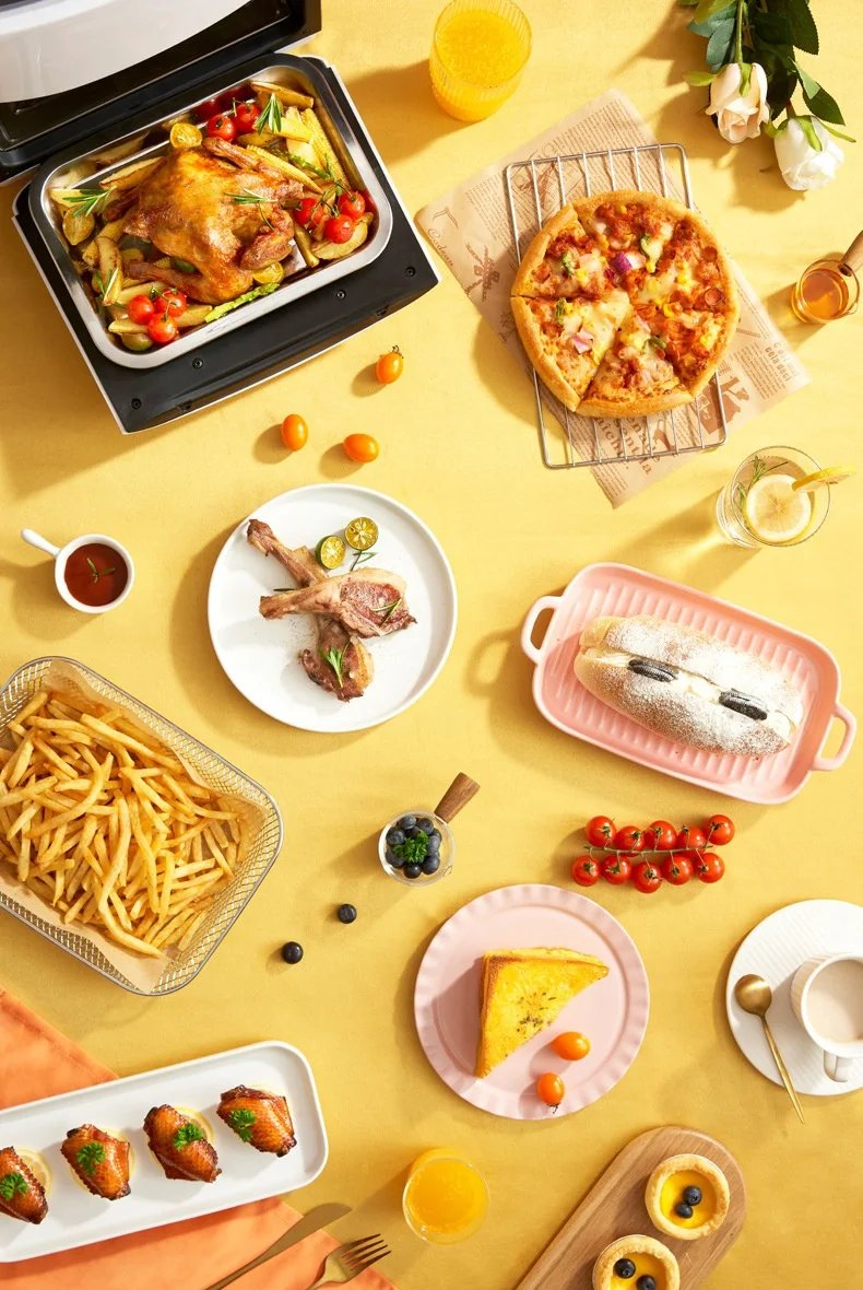 Family-Size 15L Air Fryer: Versatile, Smoke-Free Cooking with Intelligent Controls & Easy Clean-Up