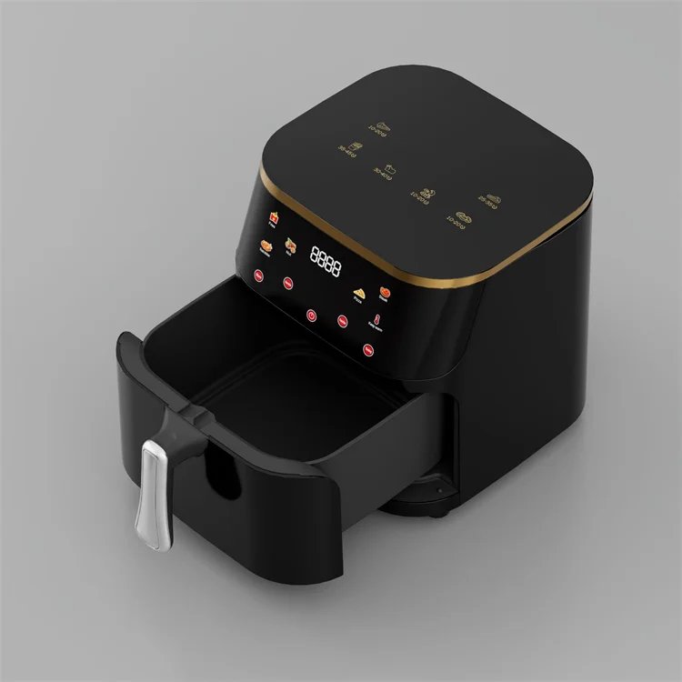 10L Stainless Steel visual Air Fryer Intelligent Large Capacity Electric Frying Pan Household Kitchen Black And Sliver Touch 10L Stainless Steel visual Air Fryer Intelligent Large Capacity Electric Frying Pan Household Kitchen Black And Sliver Touch