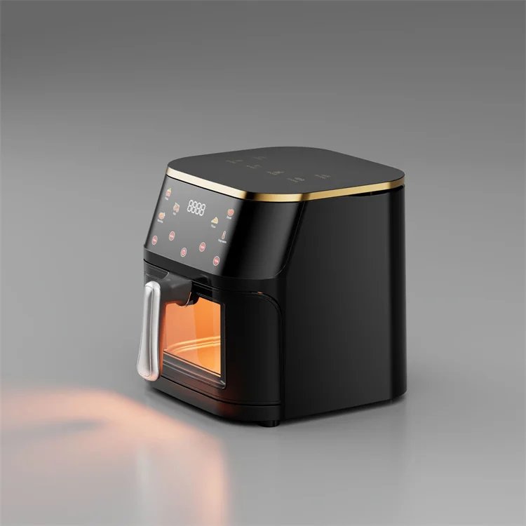 10L Stainless Steel visual Air Fryer Intelligent Large Capacity Electric Frying Pan Household Kitchen Black And Sliver Touch 10L Stainless Steel visual Air Fryer Intelligent Large Capacity Electric Frying Pan Household Kitchen Black And Sliver Touch