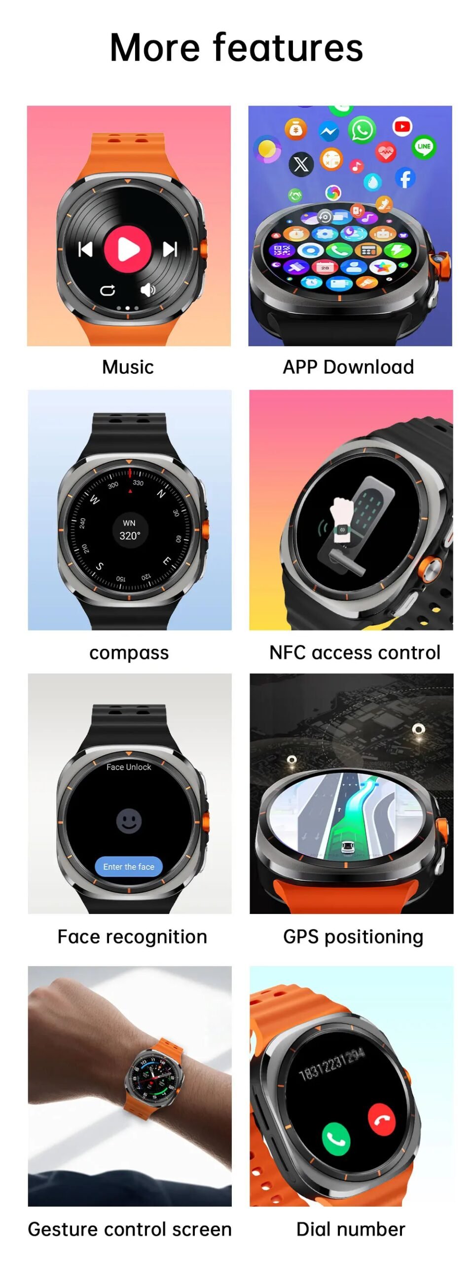 2025New Watch Galaxy 7 Ultra SmartWatch Video Call 4G/5G SIM Card Smartwatch GPS WIFI Rotary Camera Global Calling Watch 1500mAh 2025New Watch Galaxy 7 Ultra SmartWatch Video Call 4G/5G SIM Card Smartwatch GPS WIFI Rotary Camera Global Calling Watch 1500mAh