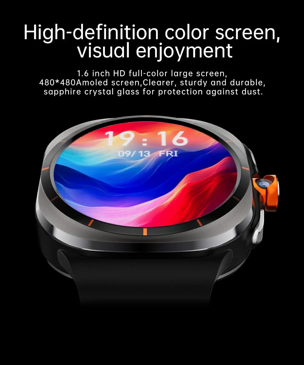 2025New Watch Galaxy 7 Ultra SmartWatch Video Call 4G/5G SIM Card Smartwatch GPS WIFI Rotary Camera Global Calling Watch 1500mAh 2025New Watch Galaxy 7 Ultra SmartWatch Video Call 4G/5G SIM Card Smartwatch GPS WIFI Rotary Camera Global Calling Watch 1500mAh