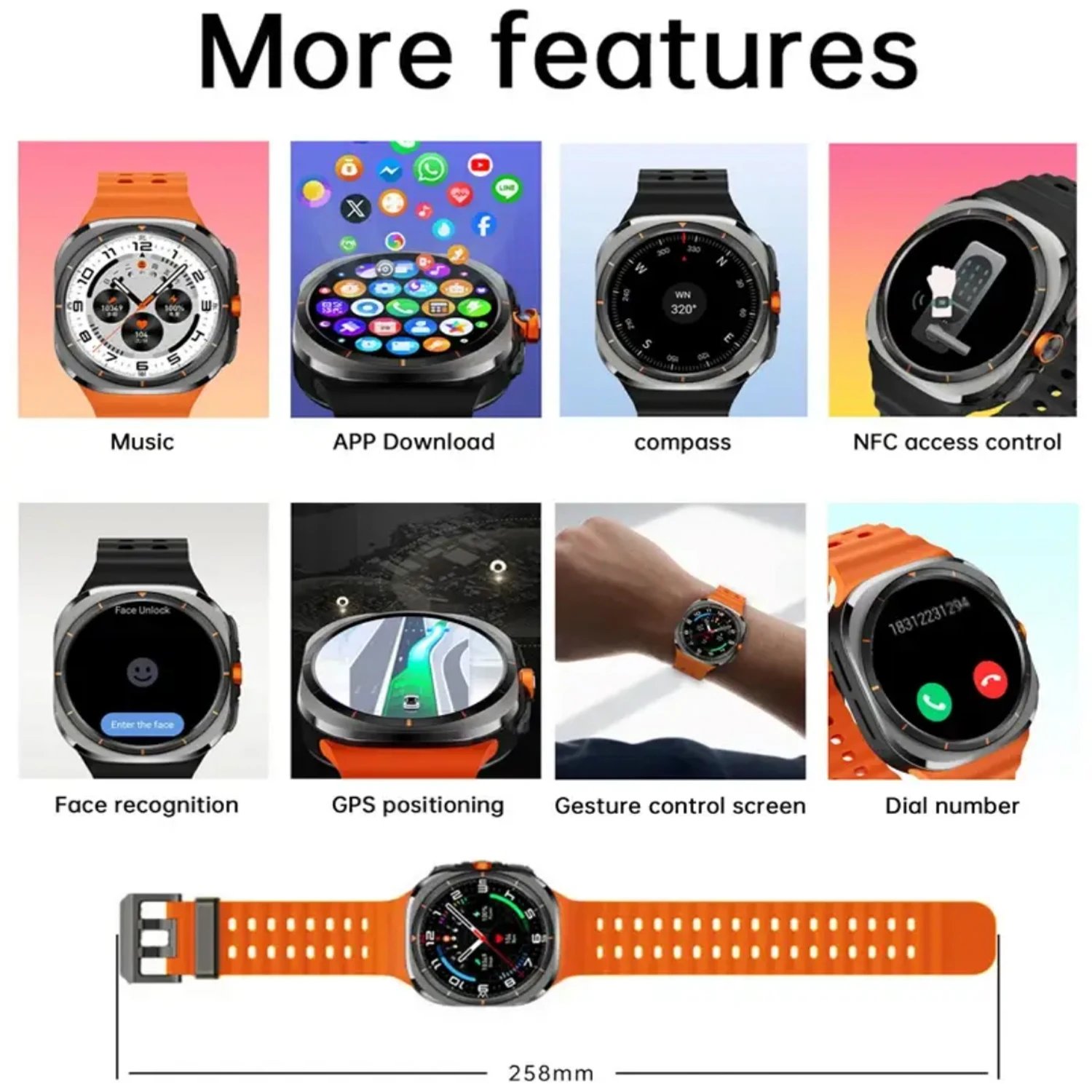 2025New Watch Galaxy 7 Ultra SmartWatch Video Call 4G/5G SIM Card Smartwatch GPS WIFI Rotary Camera Global Calling Watch 1500mAh 2025New Watch Galaxy 7 Ultra SmartWatch Video Call 4G/5G SIM Card Smartwatch GPS WIFI Rotary Camera Global Calling Watch 1500mAh