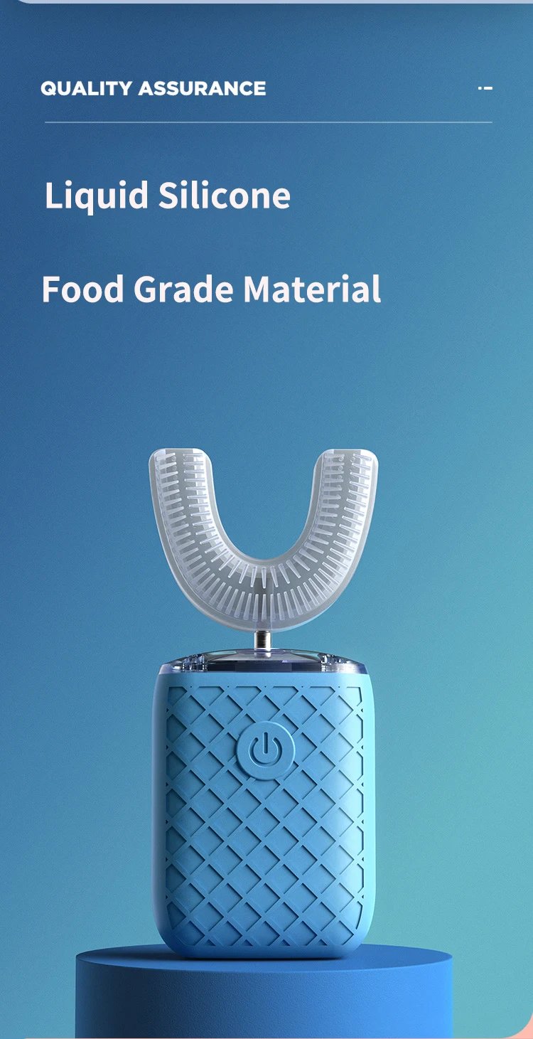 360 Degrees Intelligent Automatic Electric Toothbrush U Type for Adults Child Smart Sonic Tooth Brush USB Charging Teeth Whiten 360 Degrees Intelligent Automatic Electric Toothbrush U Type for Adults Child Smart Sonic Tooth Brush USB Charging Teeth Whiten