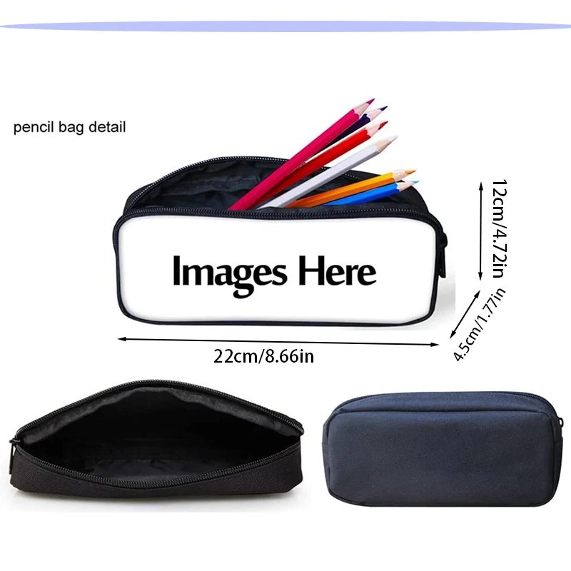 Cartoon S-SpongeBob Patrick Star Child School Backpack With Thermal Cooler Lunch Box Pencil Bags School Bags for Boys Girls