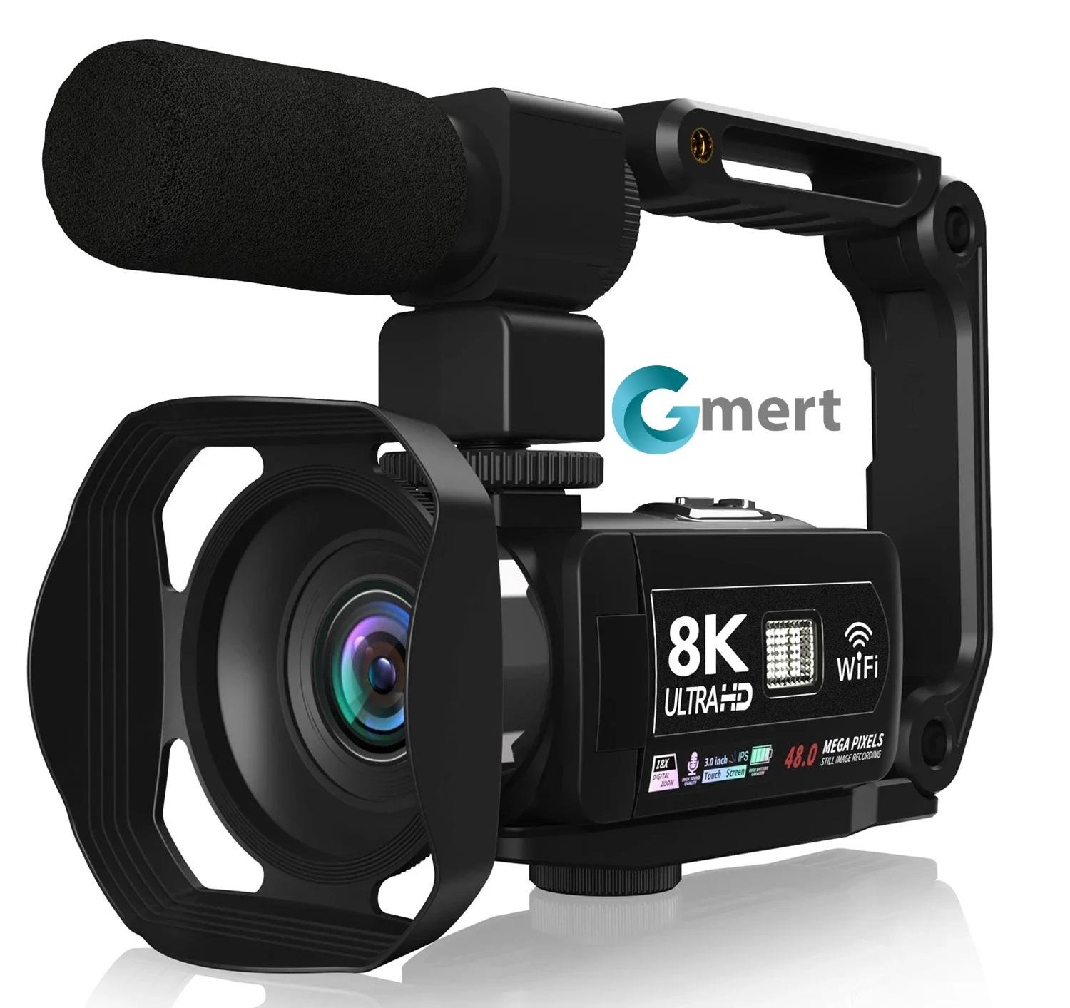 Vlogging Digital Video Camera 8K 64MP 18X Zoom 3 Youtube Vlogging Tiktok Video 8K Camera