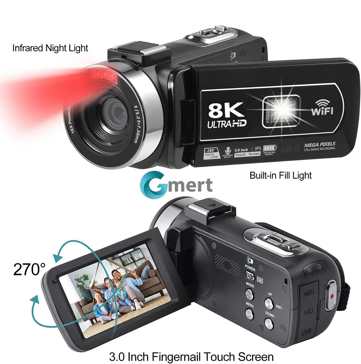 Youtube Vlogging Tiktok Video 8K Camera Youtube Vlogging Tiktok Video 8K Camera