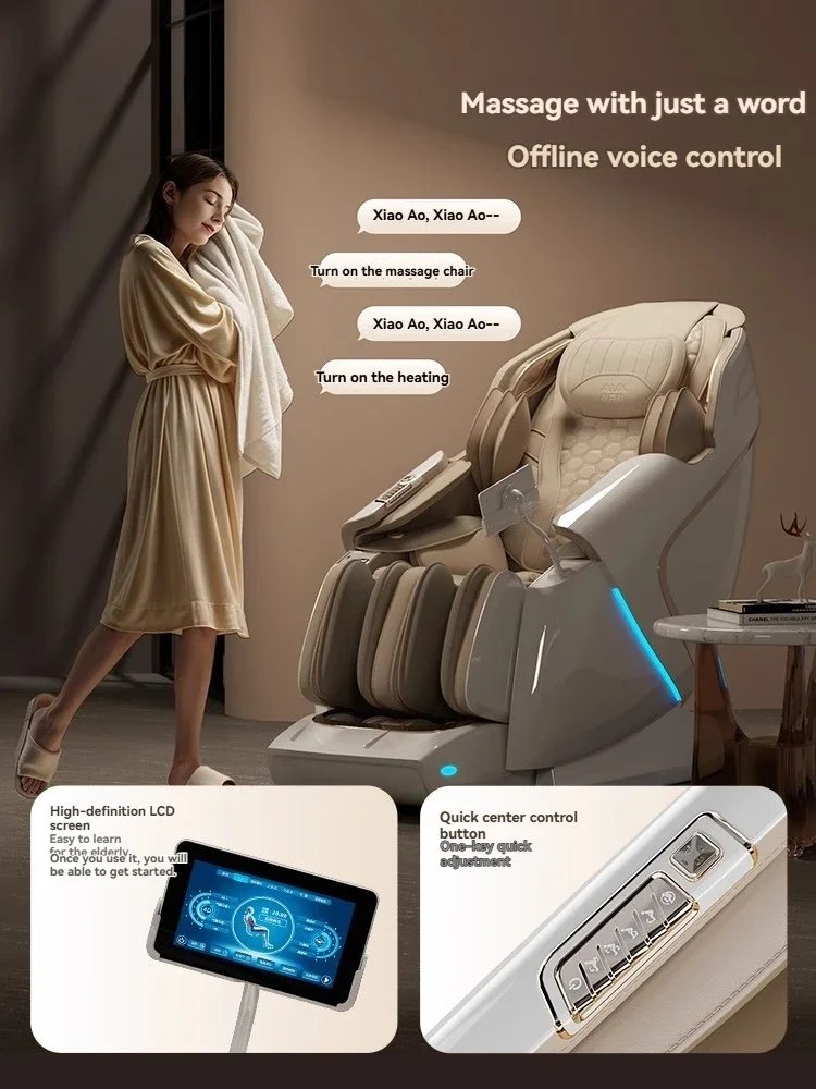 4D+4D Electric Massage Chair Full Body 24 Modes Zero Gravity SL-Track Shiatsu Smart Auto Massage Chairs with Heat System Massage 4D+4D Electric Massage Chair Full Body 24 Modes Zero Gravity SL-Track Shiatsu Smart Auto Massage Chairs with Heat System Massage