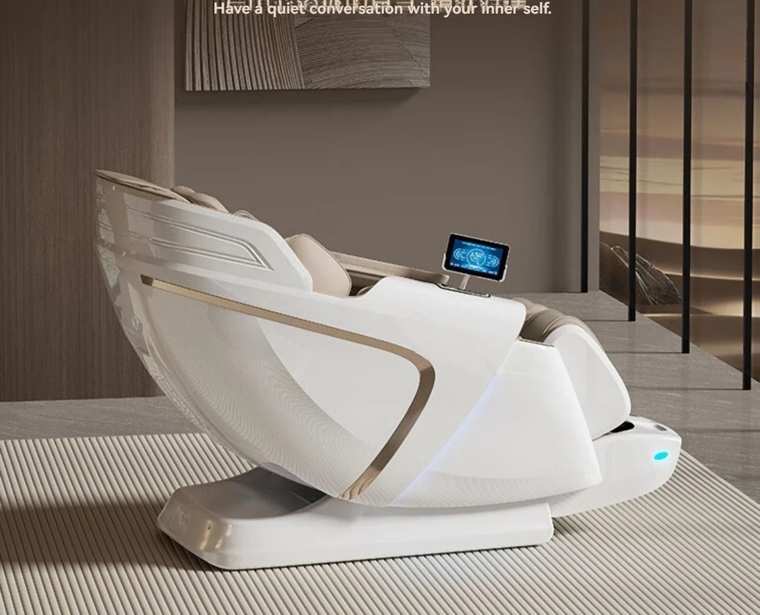 4D+4D Electric Massage Chair Full Body 24 Modes Zero Gravity SL-Track Shiatsu Smart Auto Massage Chairs with Heat System Massage 4D+4D Electric Massage Chair Full Body 24 Modes Zero Gravity SL-Track Shiatsu Smart Auto Massage Chairs with Heat System Massage