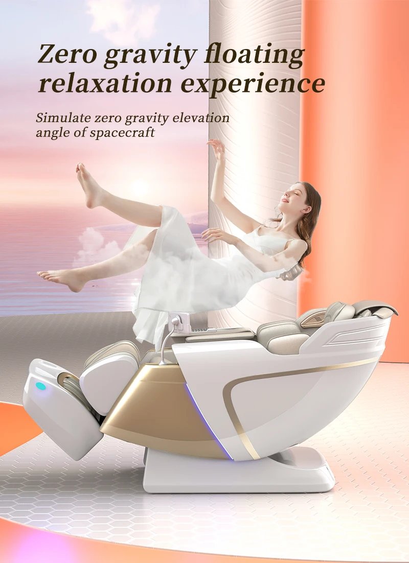 4D+4D Electric Massage Chair Full Body 24 Modes Zero Gravity SL-Track Shiatsu Smart Auto Massage Chairs with Heat System Massage 4D+4D Electric Massage Chair Full Body 24 Modes Zero Gravity SL-Track Shiatsu Smart Auto Massage Chairs with Heat System Massage