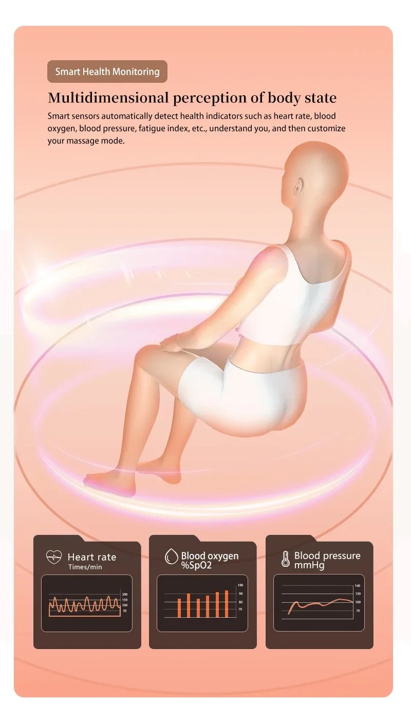 4D+4D Electric Massage Chair Full Body 24 Modes Zero Gravity SL-Track Shiatsu Smart Auto Massage Chairs with Heat System Massage 4D+4D Electric Massage Chair Full Body 24 Modes Zero Gravity SL-Track Shiatsu Smart Auto Massage Chairs with Heat System Massage