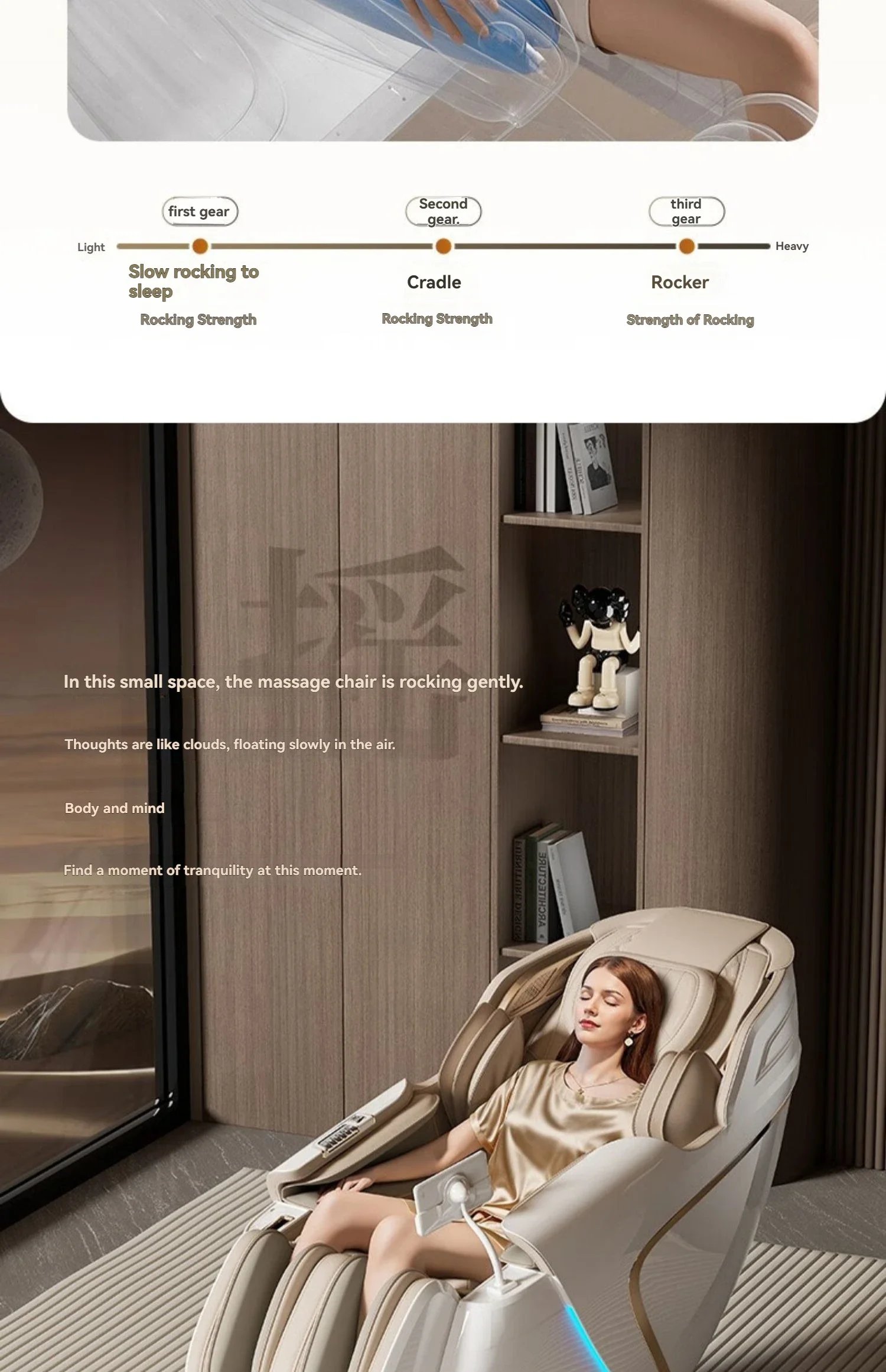 4D+4D Electric Massage Chair Full Body 24 Modes Zero Gravity SL-Track Shiatsu Smart Auto Massage Chairs with Heat System Massage 4D+4D Electric Massage Chair Full Body 24 Modes Zero Gravity SL-Track Shiatsu Smart Auto Massage Chairs with Heat System Massage