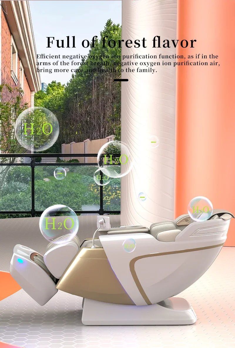 4D+4D Electric Massage Chair Full Body 24 Modes Zero Gravity SL-Track Shiatsu Smart Auto Massage Chairs with Heat System Massage 4D+4D Electric Massage Chair Full Body 24 Modes Zero Gravity SL-Track Shiatsu Smart Auto Massage Chairs with Heat System Massage