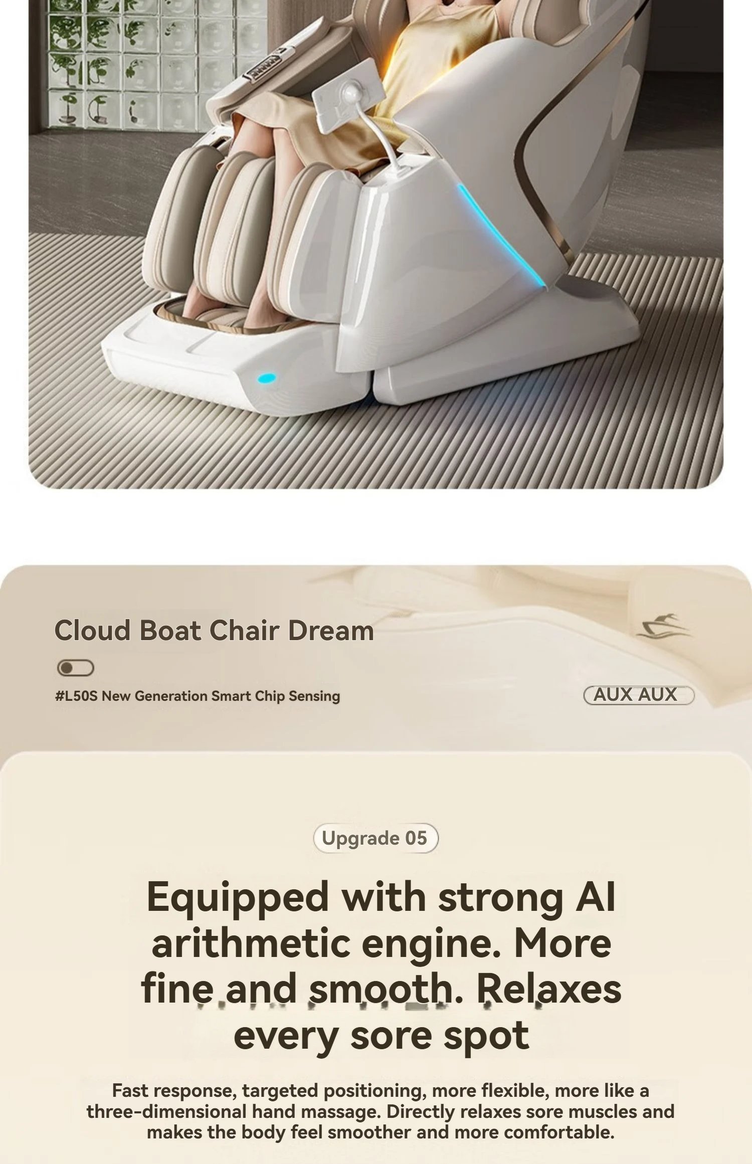 4D+4D Electric Massage Chair Full Body 24 Modes Zero Gravity SL-Track Shiatsu Smart Auto Massage Chairs with Heat System Massage 4D+4D Electric Massage Chair Full Body 24 Modes Zero Gravity SL-Track Shiatsu Smart Auto Massage Chairs with Heat System Massage